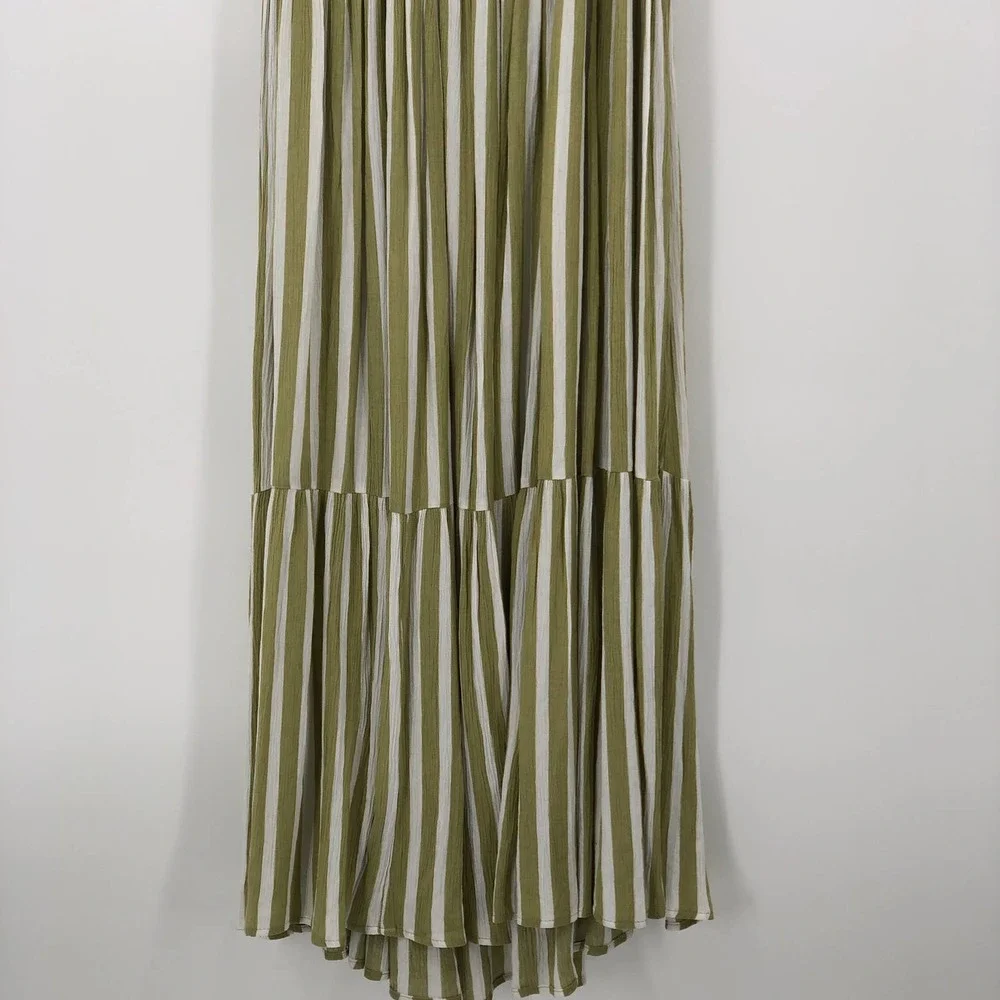 MICHAEL MICHAEL KORS Striped Tie-Sleeve Maxi Dress XS - Picture 9 of 12